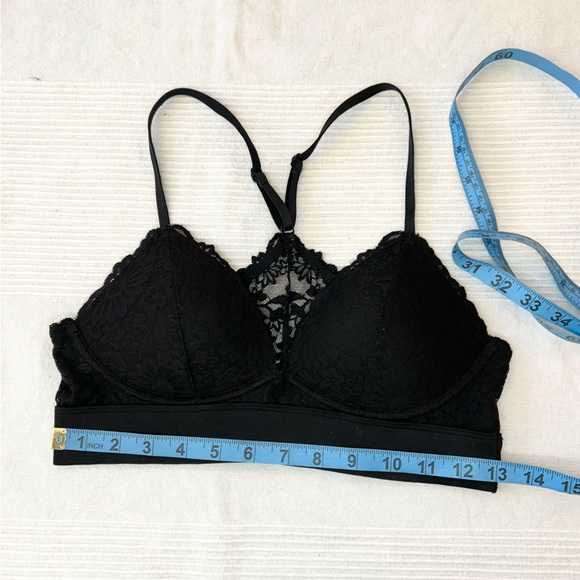 PINK Victoria’s Secret Lightly Lined Black Lace Bra - Picture 2 of 9